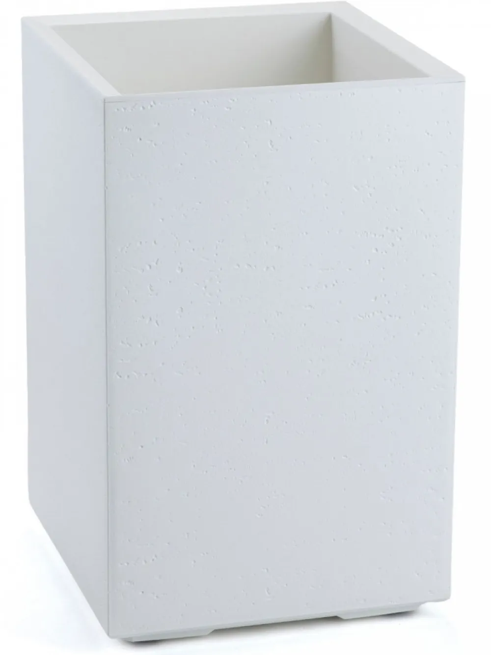 Donica Betonique na kółkach recykling beton kremowy H60x40 cm * HowHomely Discount