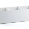 Donica Betonique na kółkach recykling beton kremowy 90x30xh30 cm * HowHomely Best