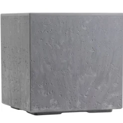 Donica Betonique na kółkach szary beton 30x30xh30 cm * HowHomely