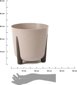 Donica Moss ECO coffee latte 30xh28 cm * HowHomely
