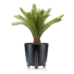 Donica Moss ECO recykling czarna 26xh25 cm * HowHomely