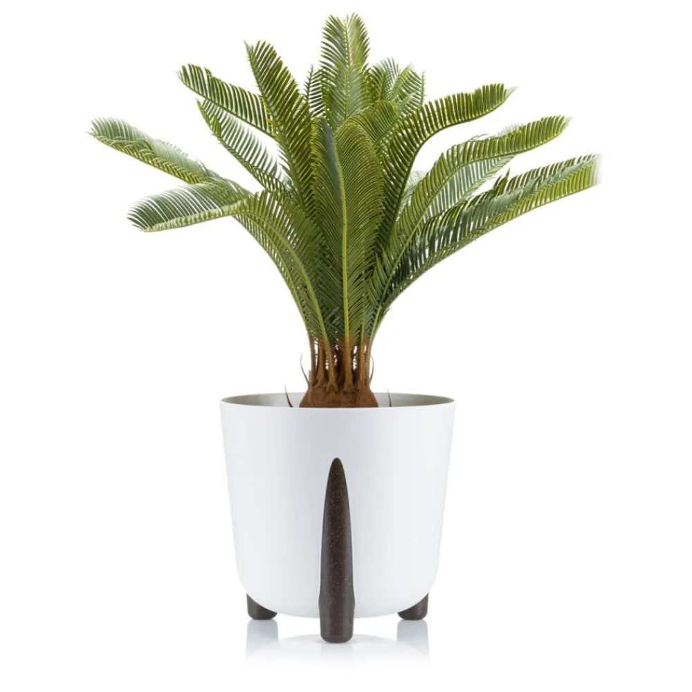 Donica Moss ECO recykling złamana biel 30xh28 cm * HowHomely Outlet