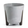Donica Moss recykling szary beton 26xh25 cm * HowHomely Clearance
