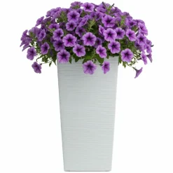 Donica Porto Riflo biała h67,7x35x35 cm * HowHomely Online