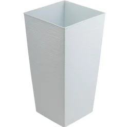 Donica Porto Riflo biała h67,7x35x35 cm * HowHomely Online