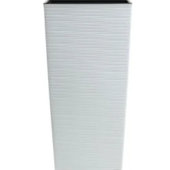 Donica Porto Riflo biała h46,5x24,7x24,7 cm * HowHomely Best