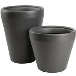 Donica Purea wysoka antracyt h51,2x39,5 cm * HowHomely Outlet