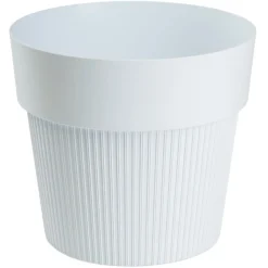 Donica SILVA LINE recykling biała h11,5x13,2 cm * HowHomely Outlet