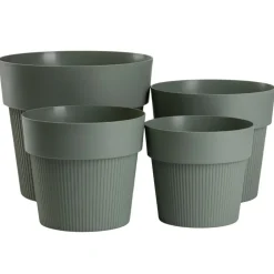 Donica SILVA LINE recykling szarozielona h12,7x14,5 cm * HowHomely Online