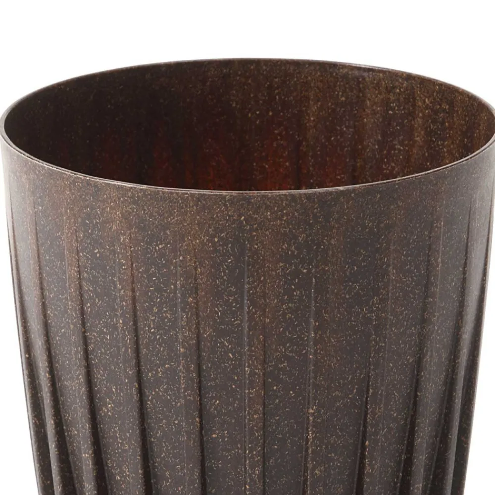 Donica Stripped ECO coffee espresso 30xh36 cm * HowHomely Best