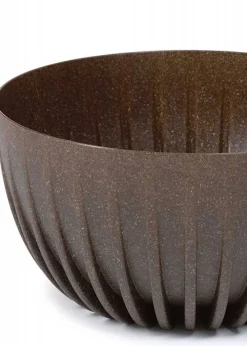 Donica Stripped ECO coffee espresso 24xh14 cm * HowHomely Sale