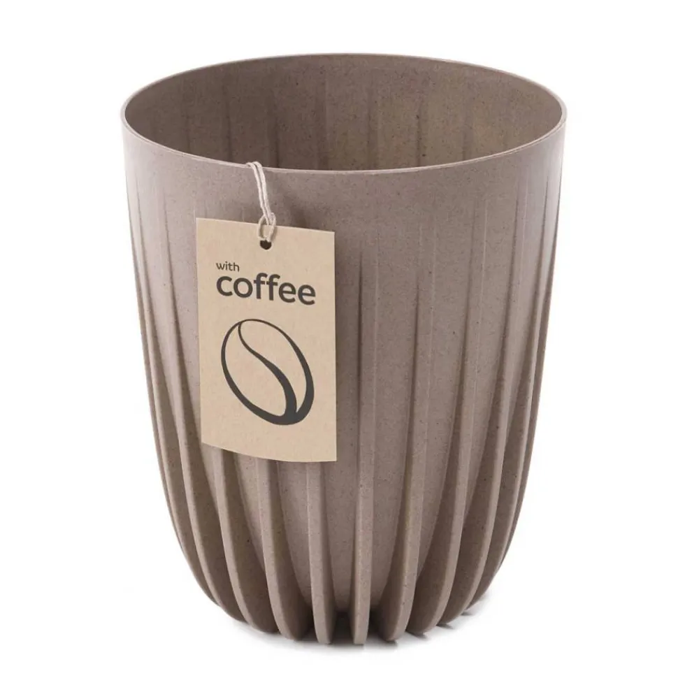 Donica Stripped ECO coffee latte 39xh46 cm * HowHomely Hot