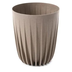 Donica Stripped ECO coffee latte 25xh30 cm * HowHomely Best