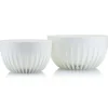 Donica Stripped ECO recykling biała 30xh16 cm * HowHomely Outlet