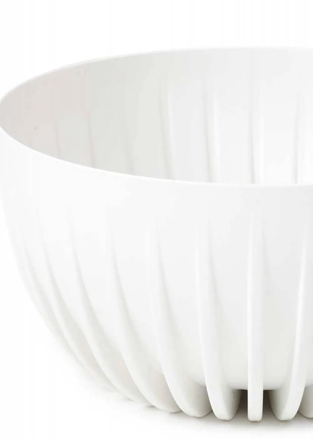 Donica Stripped ECO recykling biała 30xh16 cm * HowHomely Outlet