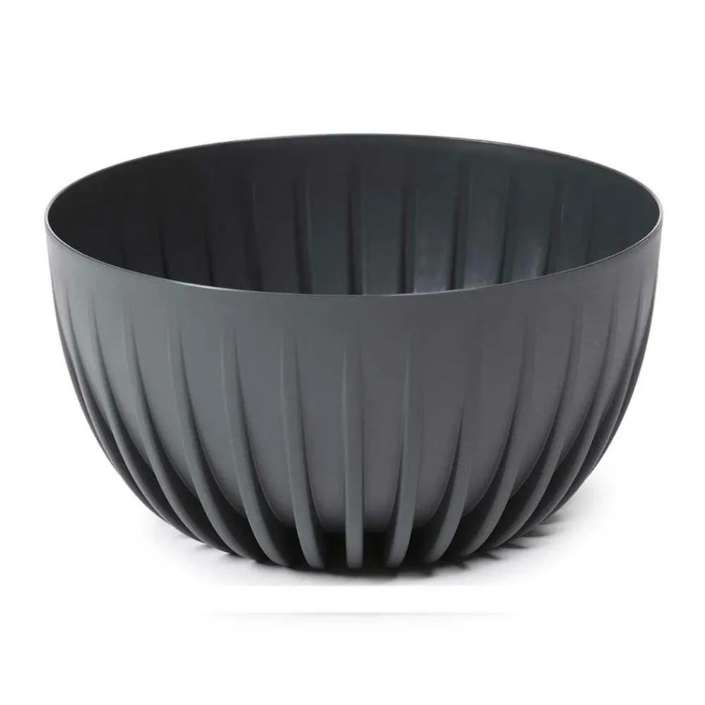 Donica Stripped ECO recykling antracytowa 24xh14 cm * HowHomely Outlet
