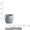 Donica Stripped niska szara 18xh15,6 cm * HowHomely Hot