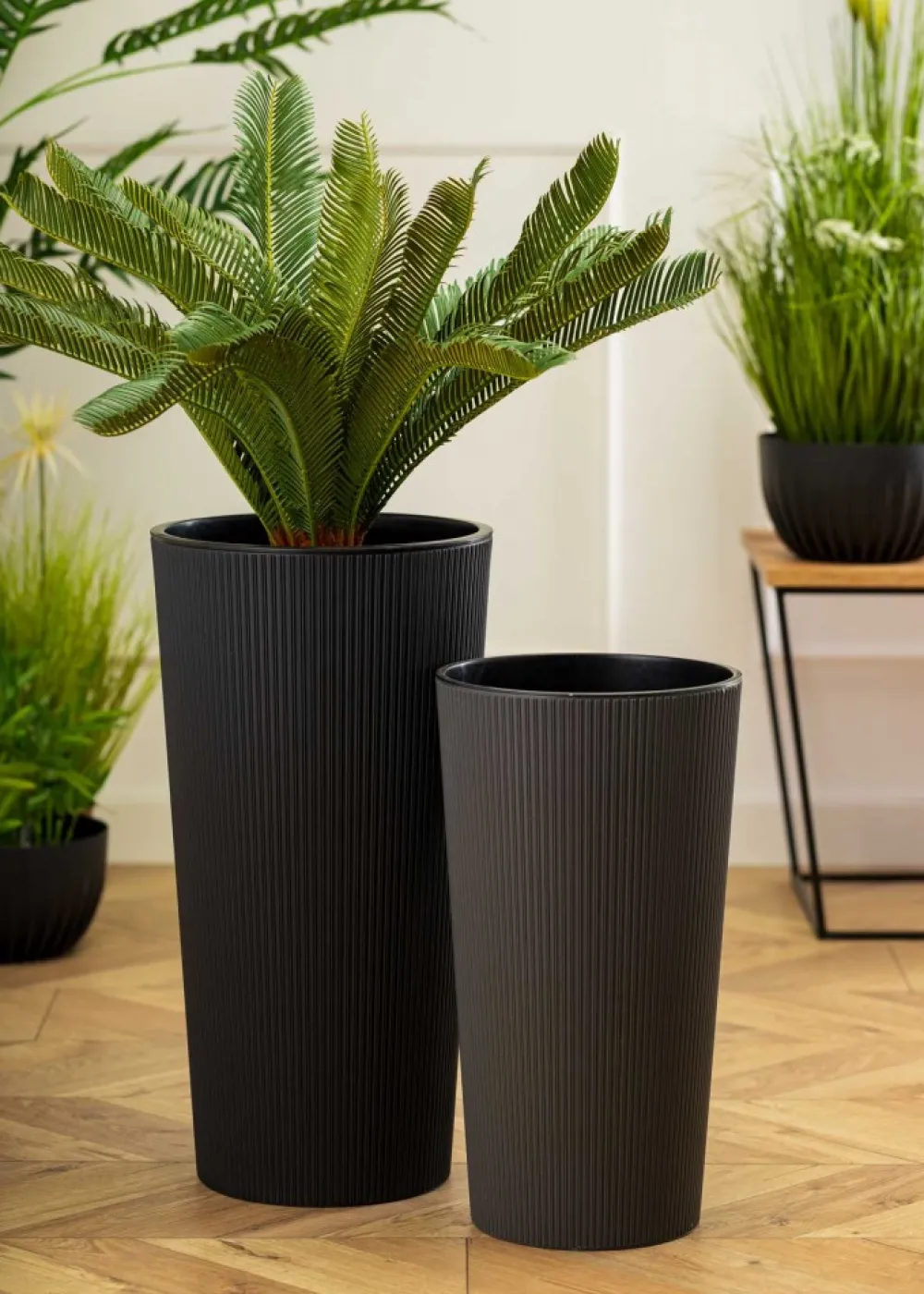 Donica Urbanika ECO czarny h57 cm * HowHomely Outlet