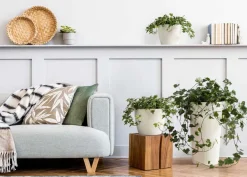 Donica Urbanika ECO wood biały h57 cm * HowHomely Sale
