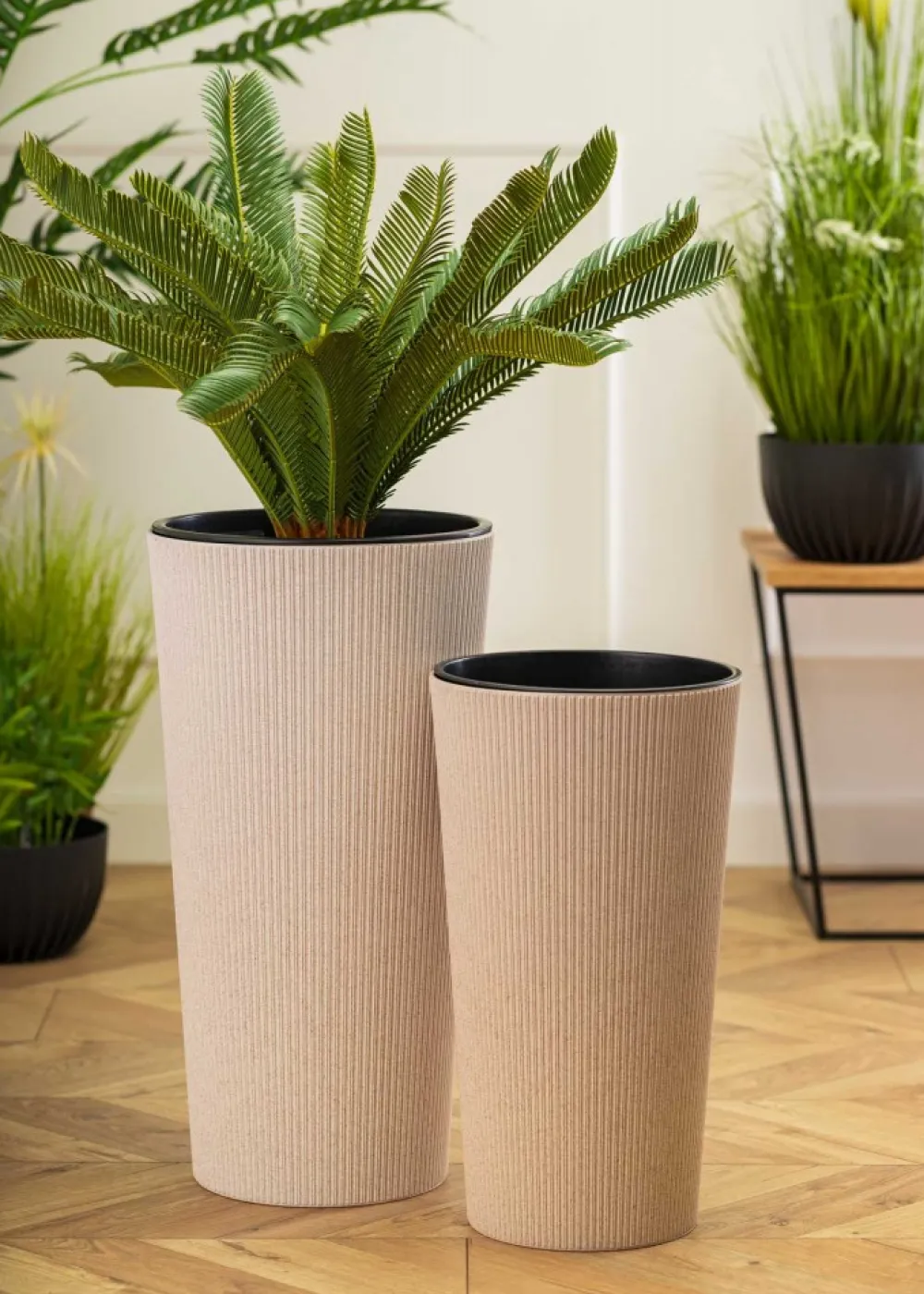 Donica Urbanika ECO wood biały h57 cm * HowHomely Sale