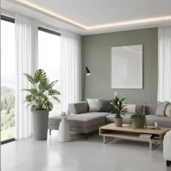 Donica Urbanika ECO wood szary h46,6x25,5 cm * HowHomely Outlet
