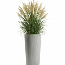 Donica Urbanika ECO wood szary h46,6x25,5 cm * HowHomely Outlet