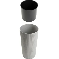 Donica Urbanika ECO wood szary h46,6x25,5 cm * HowHomely Outlet