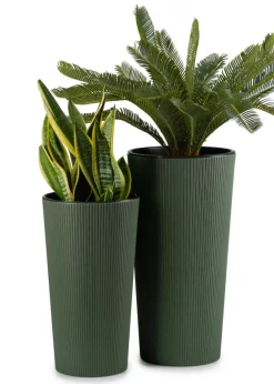 Donica Urbanika ECO wood zielony h57 cm * HowHomely Hot