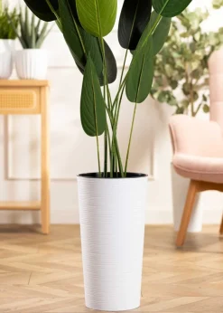 Donica Urbanika Riflo biały h46 cm * HowHomely Best