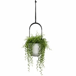 Donica wisząca AERA HANG recykling kremowa 17,9 cm * HowHomely Sale