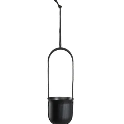 Donica wisząca AERA HANG recykling czarna 17,9 cm * HowHomely Discount