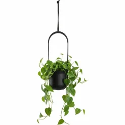 Donica wisząca AERA HANG recykling czarna 17,9 cm * HowHomely Discount