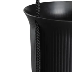 Donica wisząca AERA HANG recykling czarna 17,9 cm * HowHomely Discount
