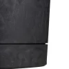 Donica z podstawką CUBI recykling czarny beton 19x19 cm * HowHomely Best