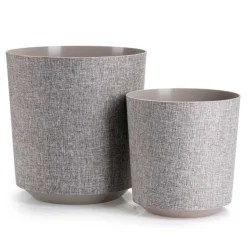 Doniczka Aloe Texelle taupe h20x19,5 cm