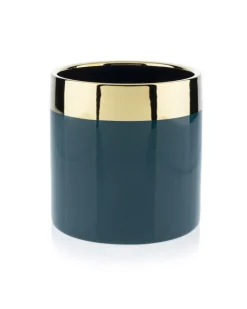Doniczka Cindy Green Gold 11 cm zielona
