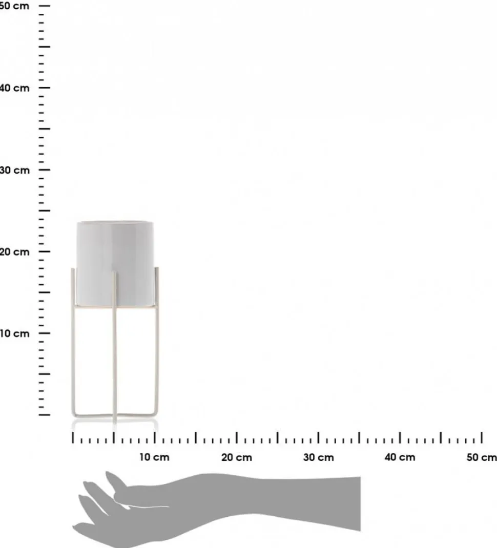 Doniczka Florri White 23,5 cm