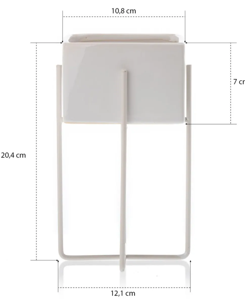 Doniczka Mizu White 21 cm
