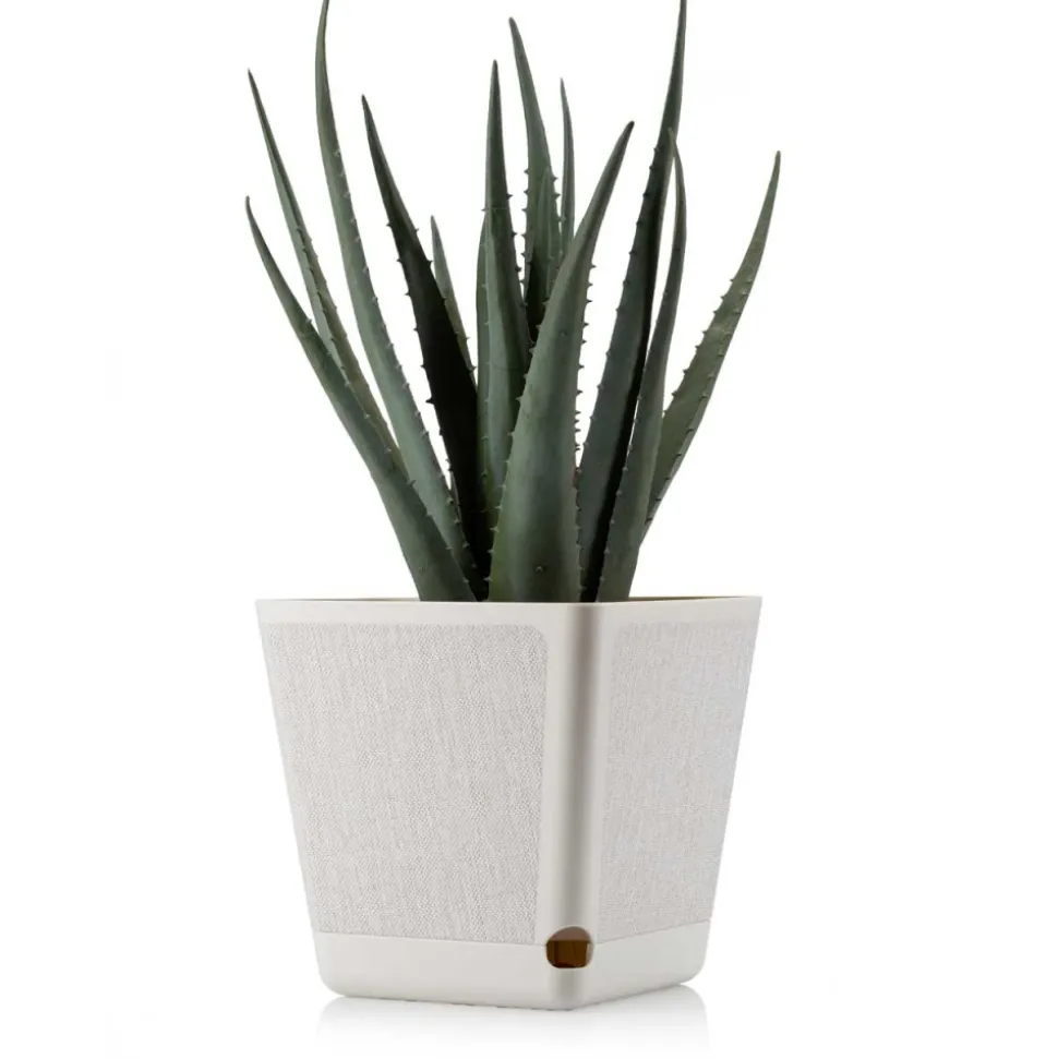 Doniczka Pilea Texelle kremowy h18x18 cm