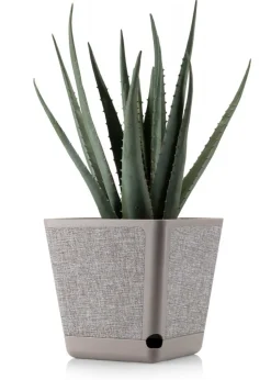 Doniczka Pilea Texelle taupe h18x18 cm