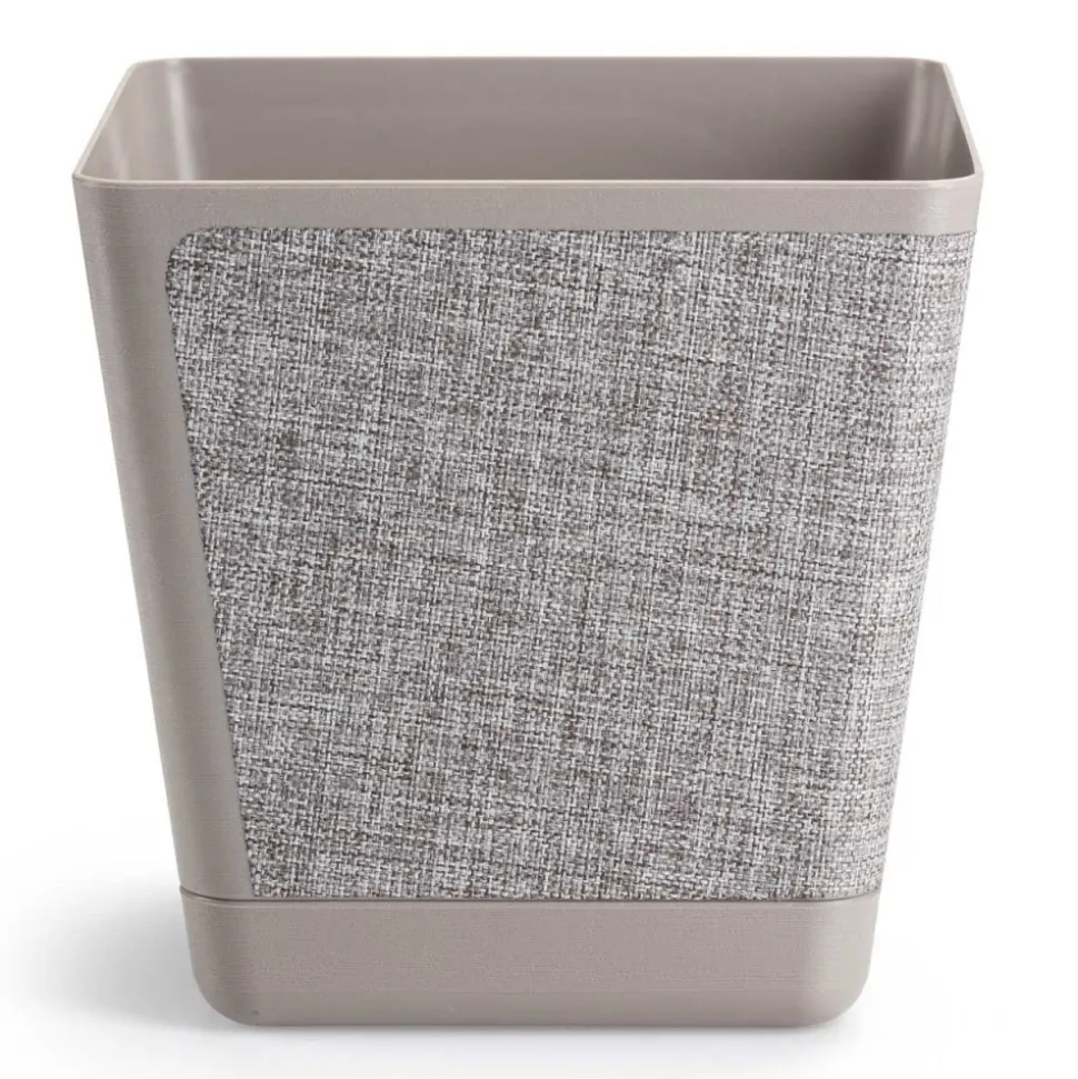 Doniczka Pilea Texelle taupe h18x18 cm