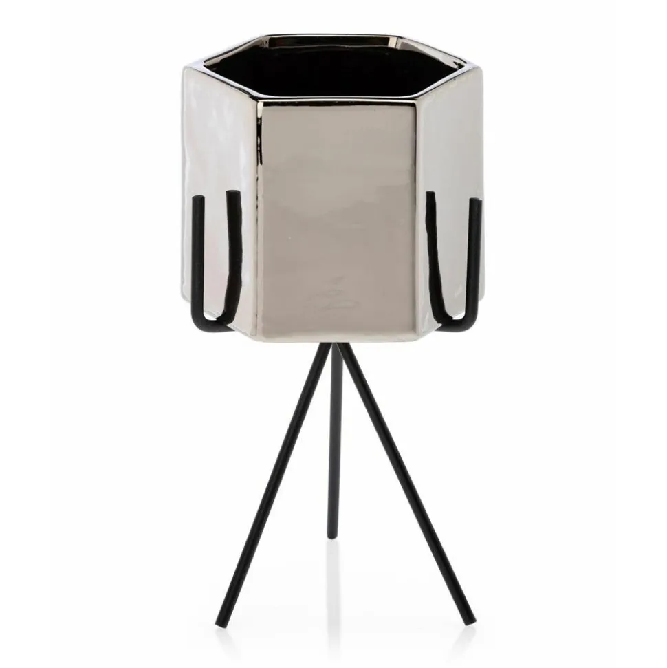 Doniczka Sashi Silver 20 cm