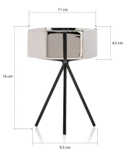 Doniczka Sashi Silver 16,5 cm