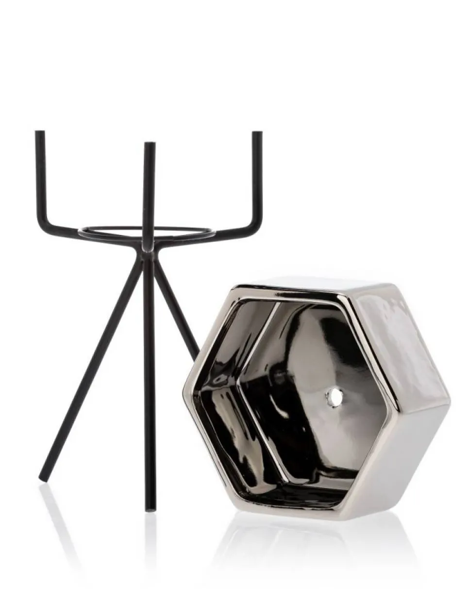 Doniczka Sashi Silver 16,5 cm