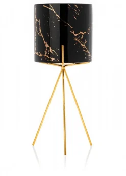 Doniczka Emma Black 32 cm * HowHomely Discount
