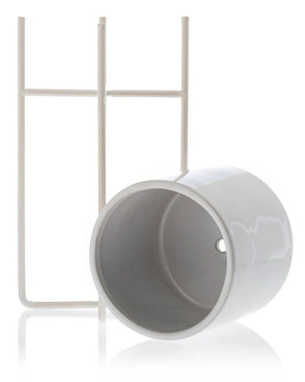 Doniczka Florri White 22 cm * HowHomely Outlet