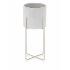 Doniczka Florri White 22 cm * HowHomely Outlet