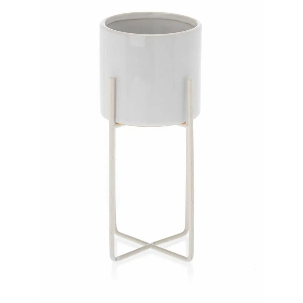 Doniczka Florri White 22 cm * HowHomely Outlet