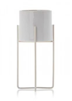 Doniczka Florri White 22 cm * HowHomely Outlet
