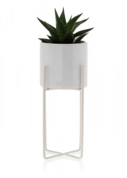 Doniczka Florri White 22 cm * HowHomely Outlet